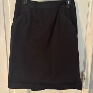 Victoria's Secret Black Pencil Skirt with Side Pockets